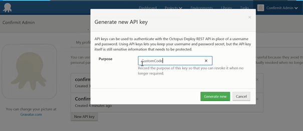 Labeling the key
